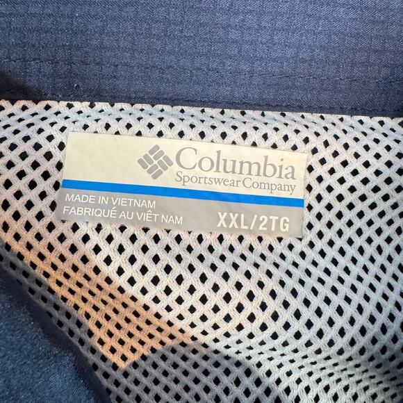 Columbia PFG Dallas Cowboys Button Up Shirt Mens XXL Navy Blue Vented Casual - Picture 5 of 13